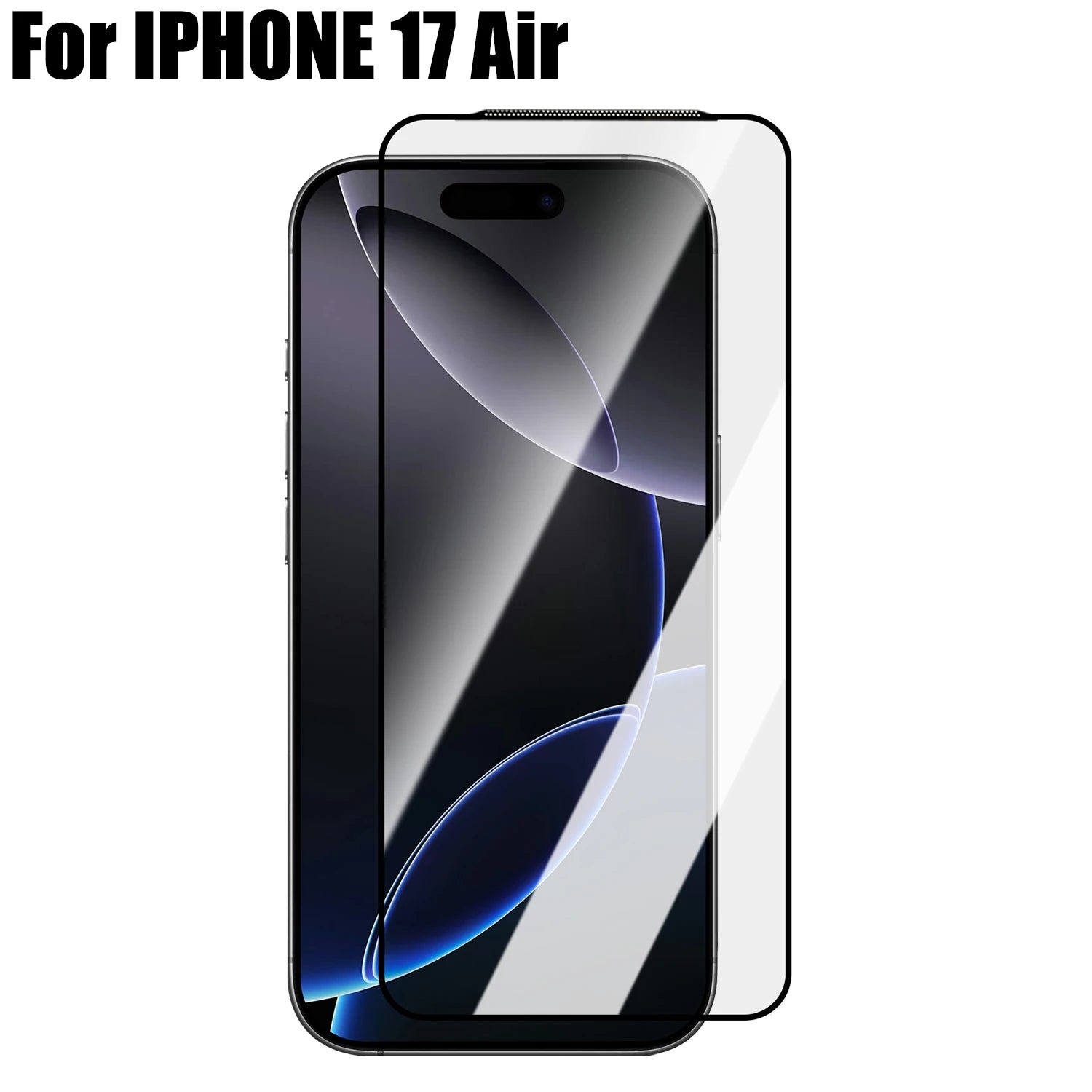 Full Curved HD Clear Tempered Glass For iPhone17 17Air 17Pro Max Screen Protectors