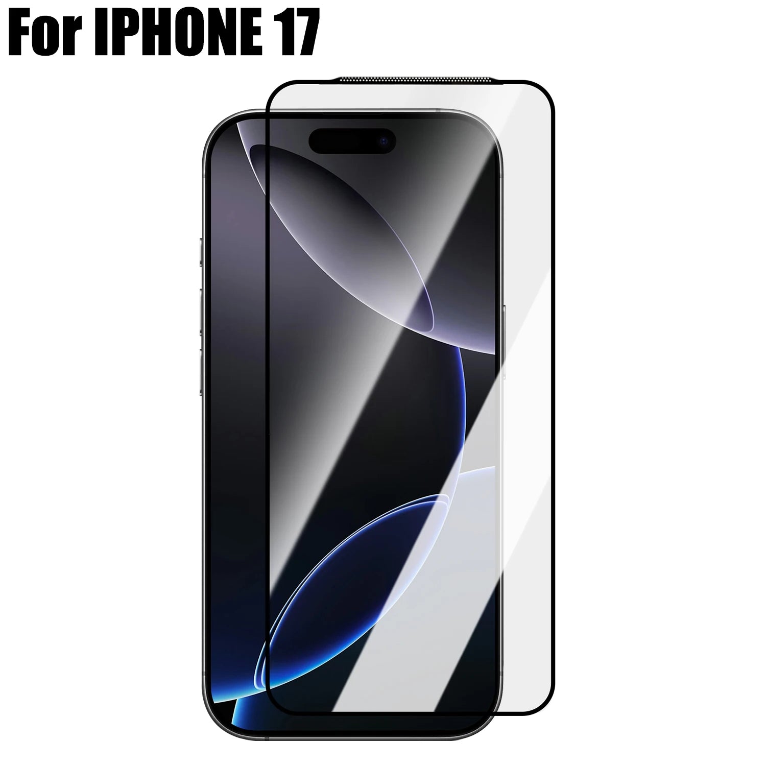 Full Curved HD Clear Tempered Glass For iPhone17 17Air 17Pro Max Screen Protectors