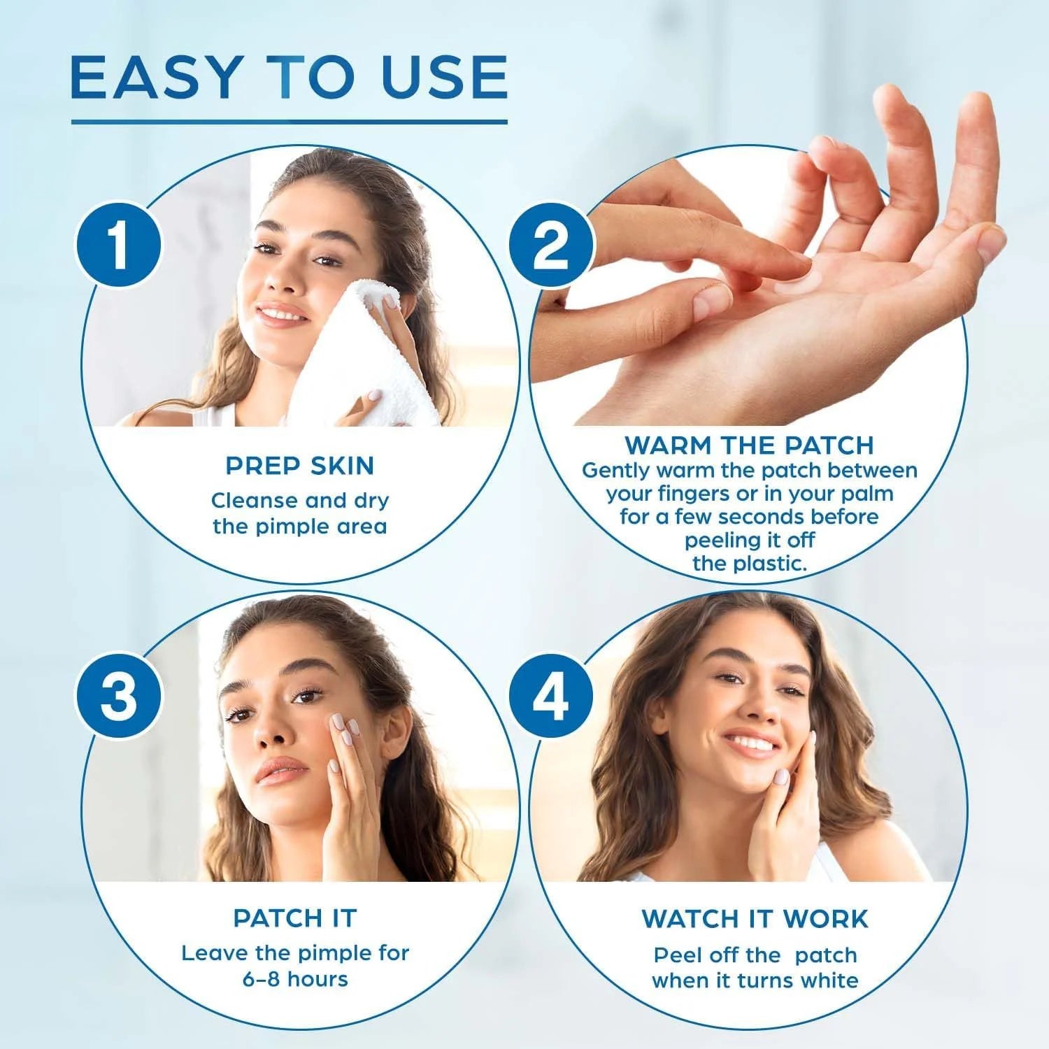 360PCS Skin-Colored Acne Patches