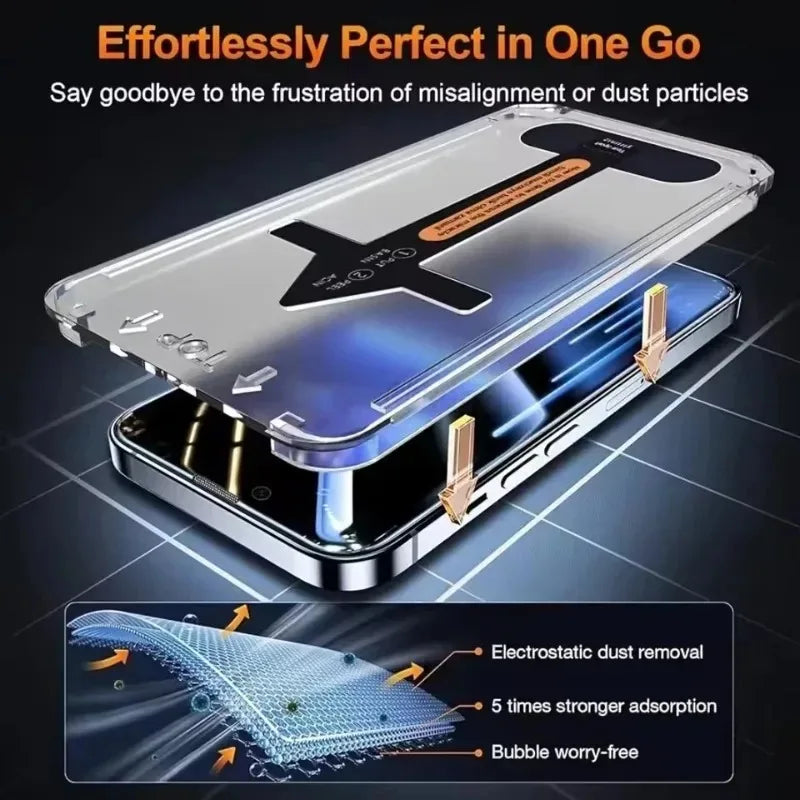 Easy To Install Tempered Glass Screen Protectors for iPhone 17 Promax 17 Air HD Clear Anti-scratch Protective Film for iPhone17