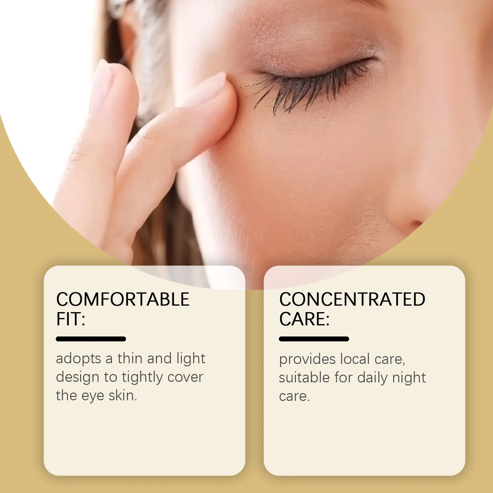 24K Gold Hyaluronic Acid Eye Mask