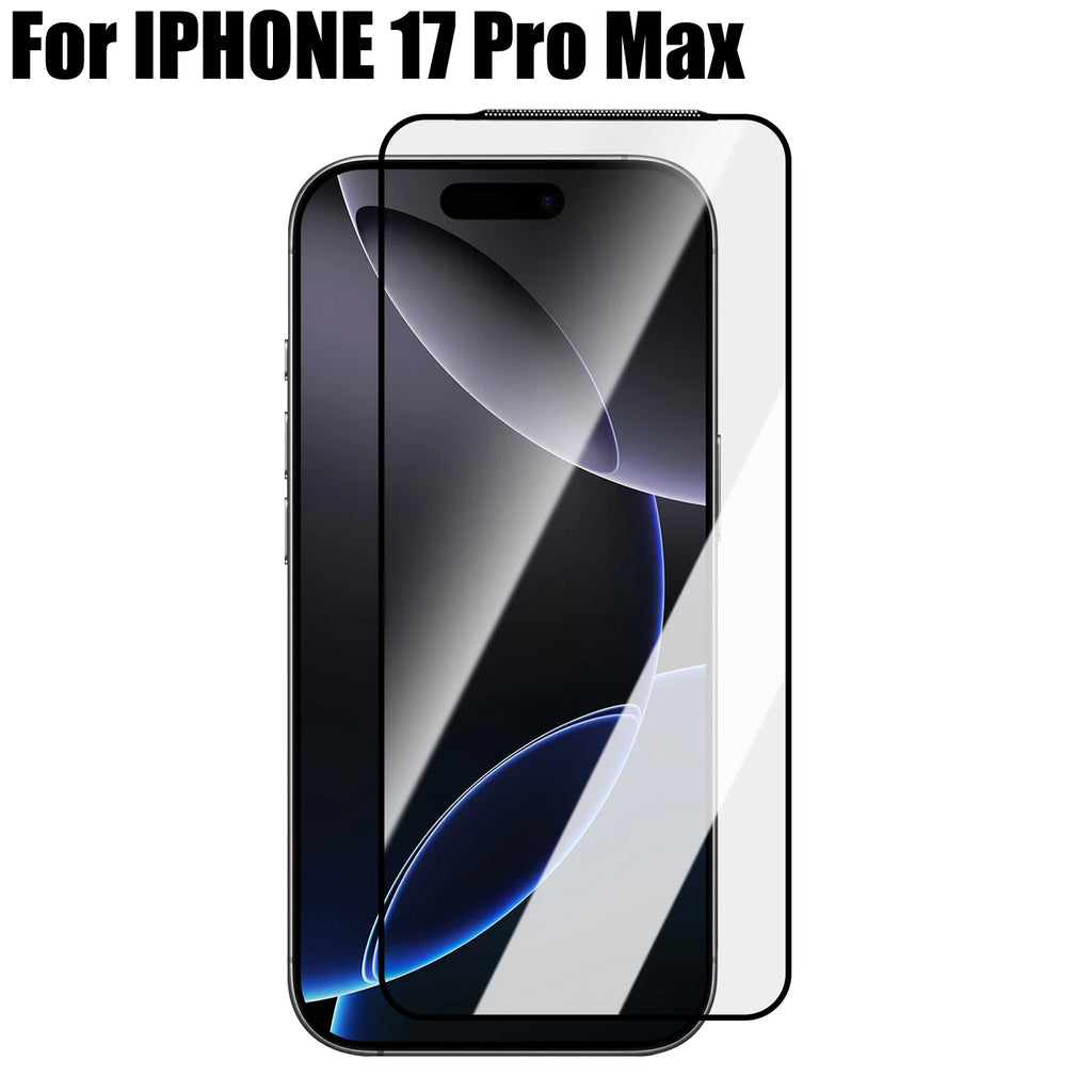 Full Curved HD Clear Tempered Glass For iPhone17 17Air 17Pro Max Screen Protectors