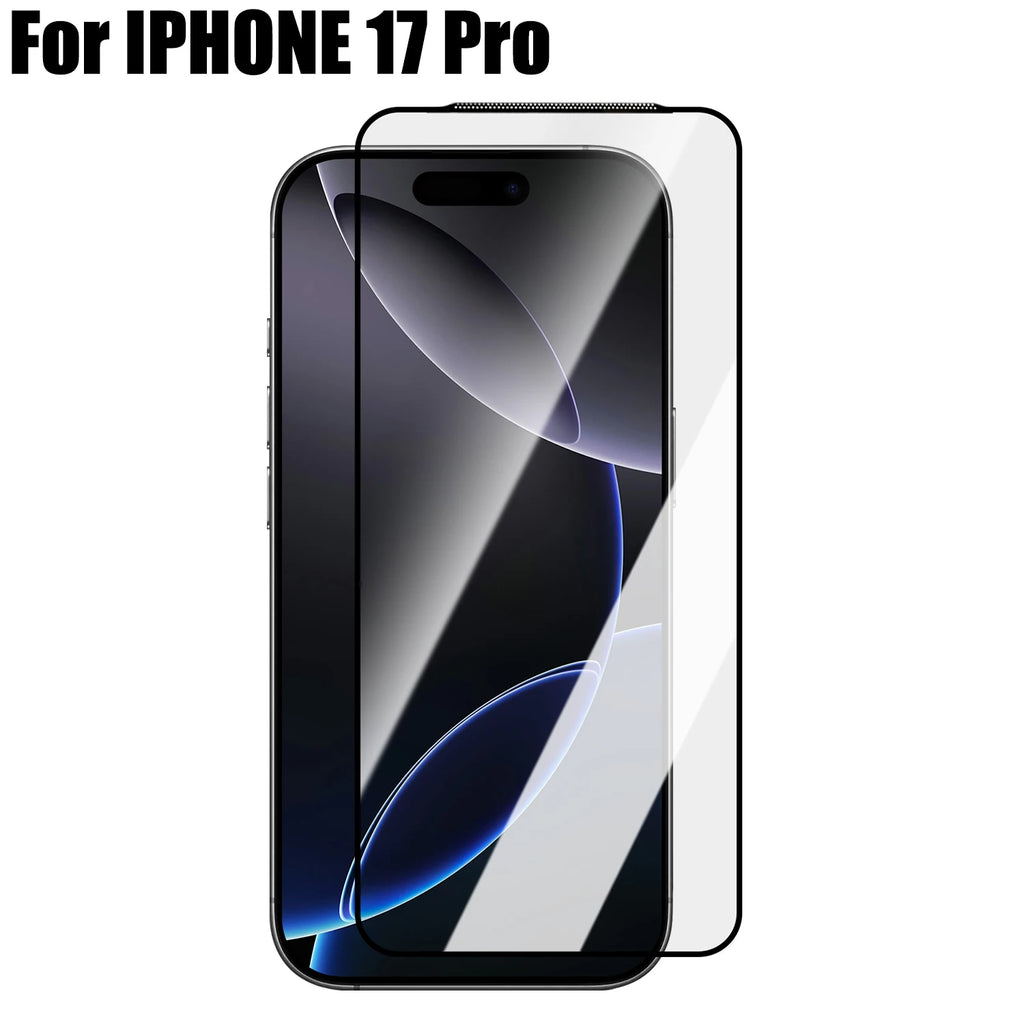 Full Curved HD Clear Tempered Glass For iPhone17 17Air 17Pro Max Screen Protectors